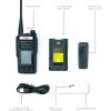 BTECH GMRS-PRO IP67 Submersible Radio with Texting & Location Sharing, GPS, Bluetooth Audio, Compass,NOAA Weather Alerts, Dual