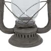 DecMode 9"W, 23"H Rustic Lantern, Grey, 2 - Pieces