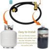 91cm Outdoor Camping Gas Stove Propane Refill Adapter Tank Adaptor Gas Cylinder Filling Gas Adapter Gas Adapter Connection Hose