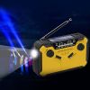 Solar Crank Emergency Radio Solar Hand Crank Emergency Radio For Outdoor Survival Climbing Hiking Power Bank For Cell Phone